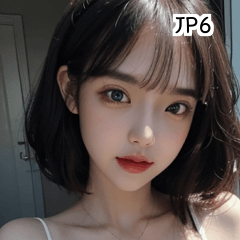 [LINEスタンプ] JP6 かわいい selfie 女の子