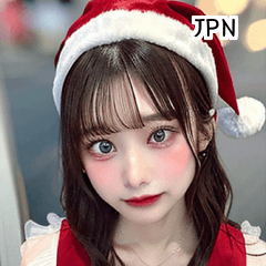 [LINEスタンプ] JPN クリスマスセクシーサンタ